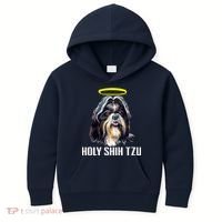 Shitzu Dog Holy Shih Tzu Kids Hoodie thumb 0