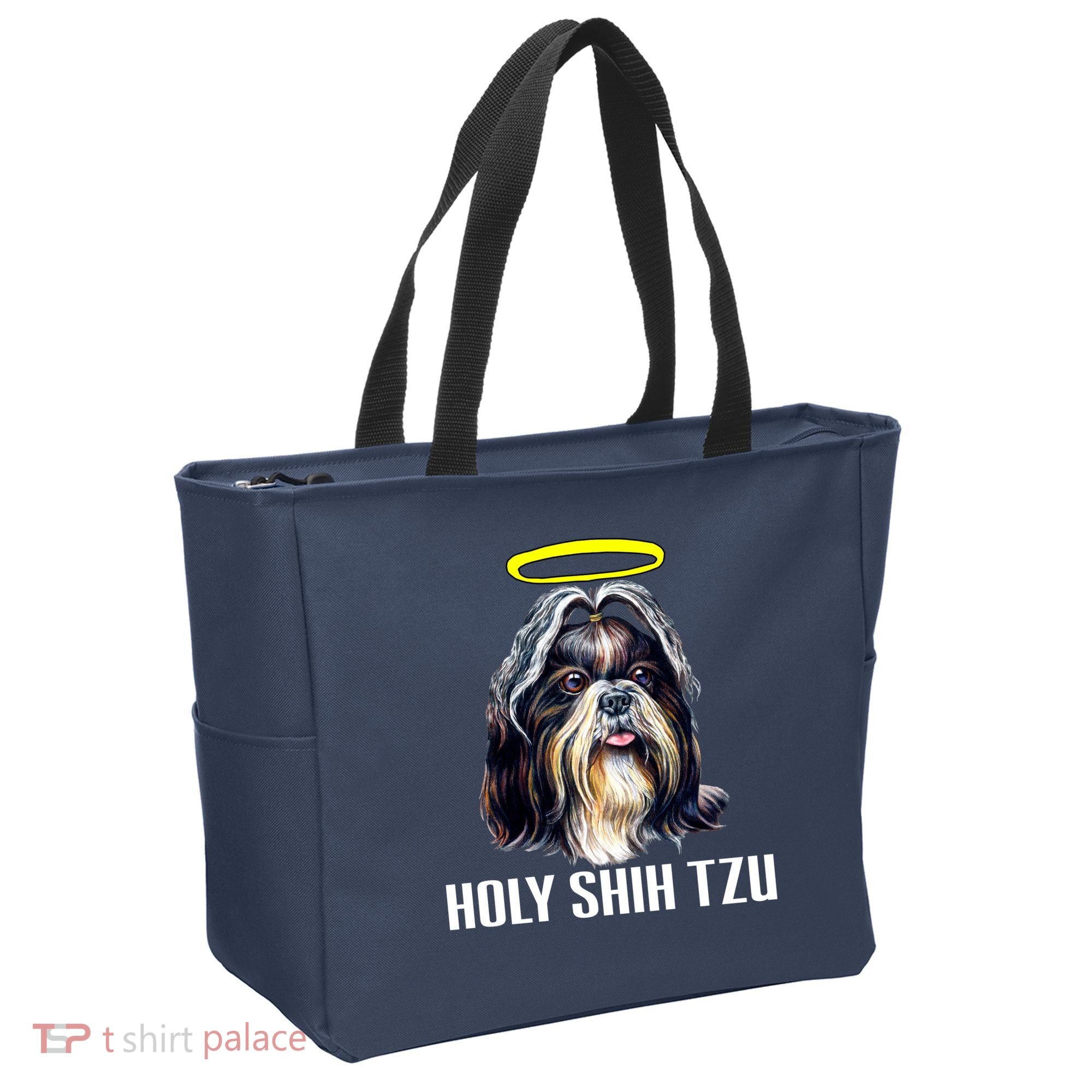 Shitzu Dog Holy Shih Tzu Tote Bag