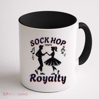 Sock Hop Jukebox Poodle Skirt Greaser 1950S Rock Coffee Mug thumb 1