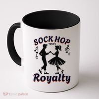 Sock Hop Jukebox Poodle Skirt Greaser 1950S Rock Coffee Mug thumb 0