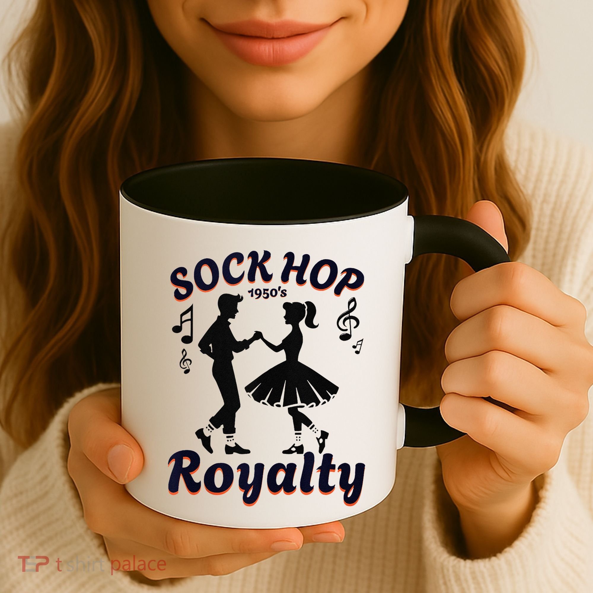 Sock Hop Jukebox Poodle Skirt Greaser 1950S Rock Coffee Mug