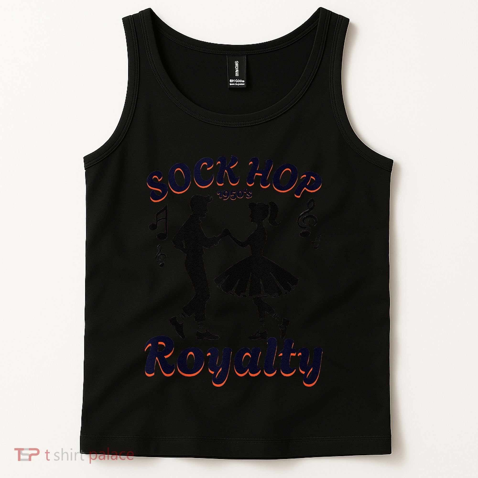 Sock Hop Jukebox Poodle Skirt Greaser 1950S Rock Tank Top