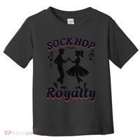 Sock Hop Jukebox Poodle Skirt Greaser 1950S Rock Toddler T-Shirt thumb 0