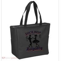 Sock Hop Jukebox Poodle Skirt Greaser 1950S Rock Tote Bag thumb 2