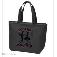 Sock Hop Jukebox Poodle Skirt Greaser 1950S Rock Tote Bag thumb 3