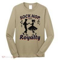 Sock Hop Jukebox Poodle Skirt Greaser 1950S Rock Long Sleeve Shirt thumb 0