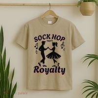 Sock Hop Jukebox Poodle Skirt Greaser 1950S Rock T-Shirt thumb 2