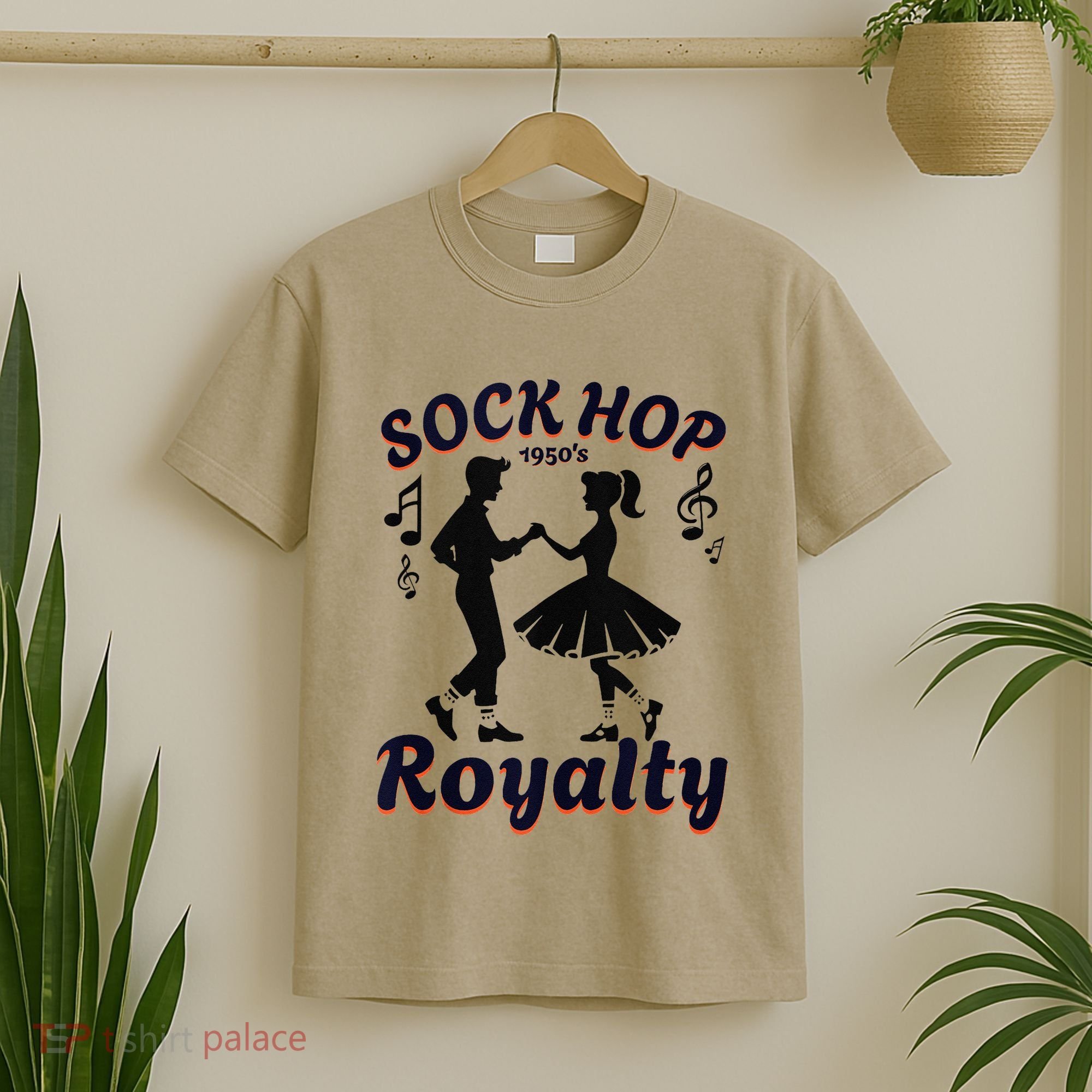 Sock Hop Jukebox Poodle Skirt Greaser 1950S Rock T-Shirt