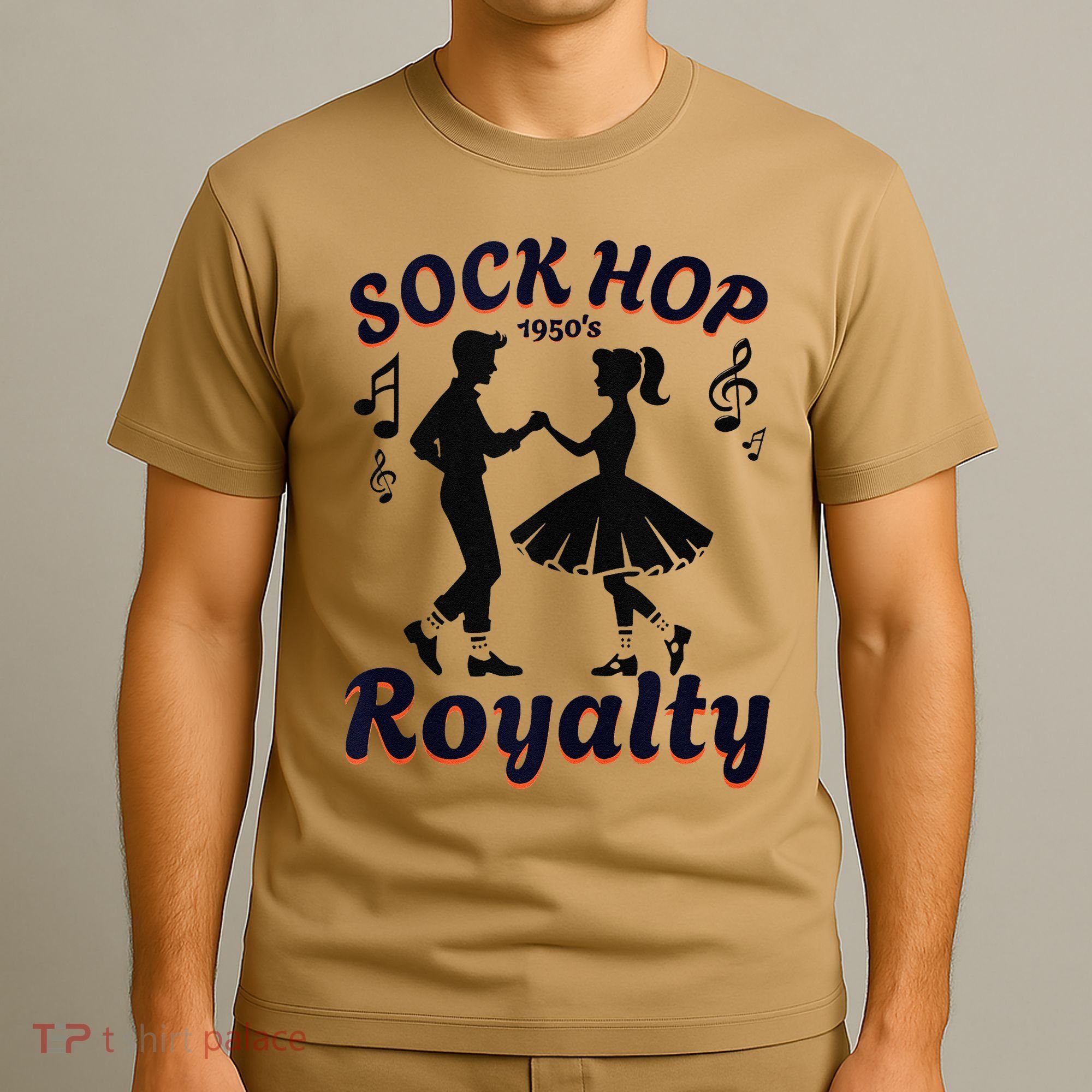 Sock Hop Jukebox Poodle Skirt Greaser 1950S Rock T-Shirt