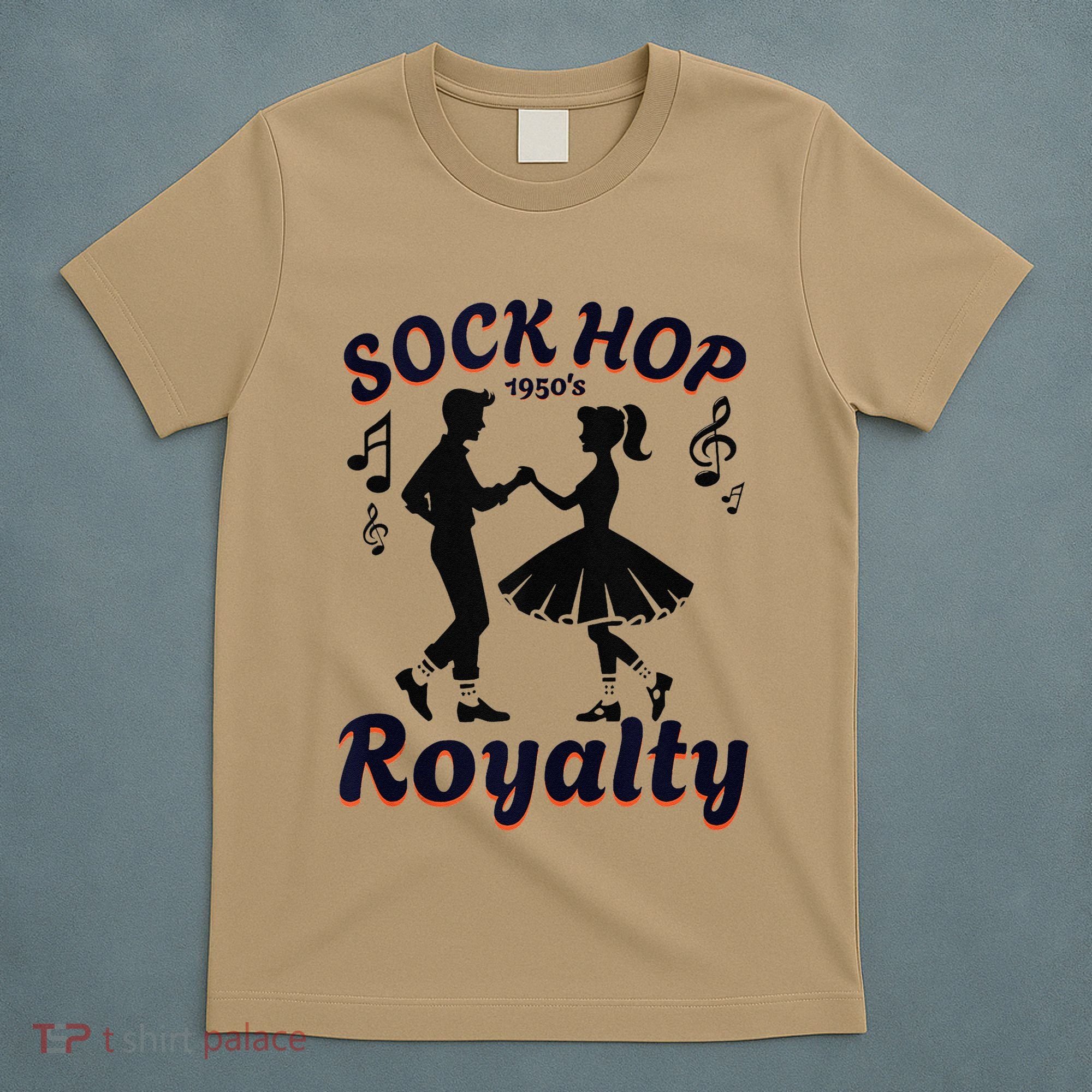Sock Hop Jukebox Poodle Skirt Greaser 1950S Rock T-Shirt