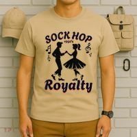 Sock Hop Jukebox Poodle Skirt Greaser 1950S Rock T-Shirt thumb 6