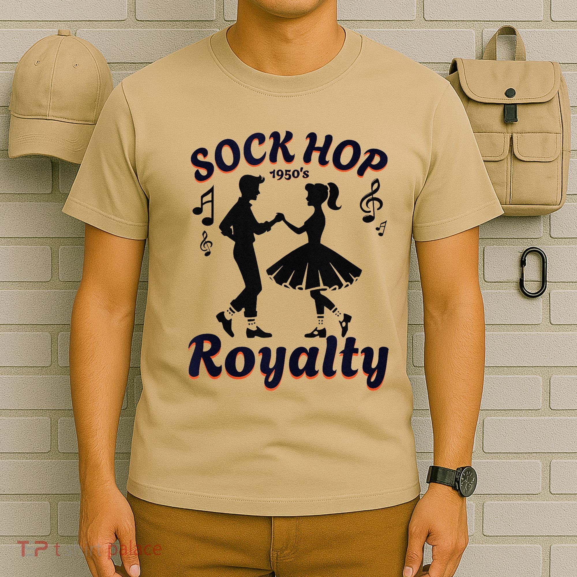 Sock Hop Jukebox Poodle Skirt Greaser 1950S Rock T-Shirt