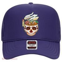 Spooky Halloween Japanese Ramen Skull Bowl Hat thumb 0