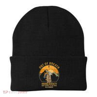 Sloth Hiker Joke Out Of Breath Hiking Society Beanie thumb 0