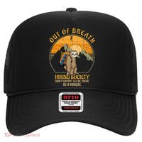 Sloth Hiker Joke Out Of Breath Hiking Society Hat thumb 0