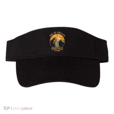 Sloth Hiker Joke Out Of Breath Hiking Society Visor
