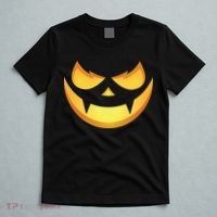 Spooky Halloween Jack O Lantern Glowing Pumpkin Face Costume T-Shirt thumb 5