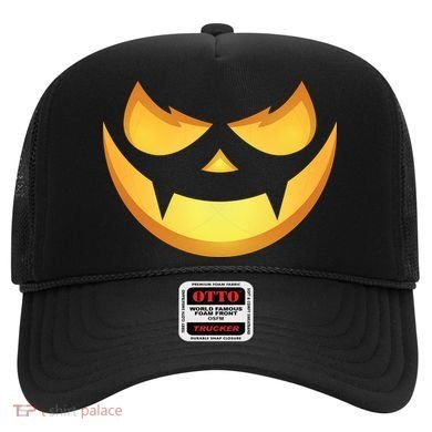 Spooky Halloween Jack O Lantern Glowing Pumpkin Face Costume Hat