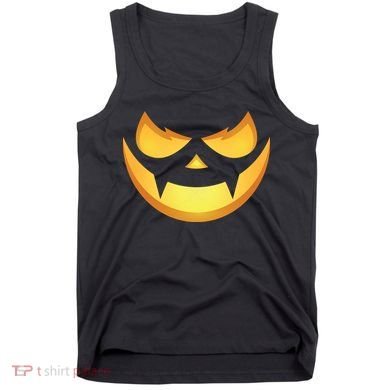 Spooky Halloween Jack O Lantern Glowing Pumpkin Face Costume Tank Top