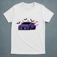 Spooky Halloween Jdm 350z Z33 Vampire Drift Car Illustrated T-Shirt thumb 5