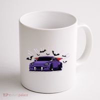Spooky Halloween Jdm 350z Z33 Vampire Drift Car Illustrated Coffee Mug thumb 1