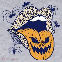 Spooky Halloween Lips Women's Sweatshirt thumb 2