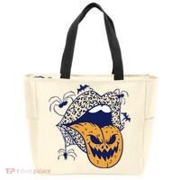 Spooky Halloween Lips Tote Bag thumb 0