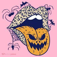Spooky Halloween Lips T-Shirt thumb 7
