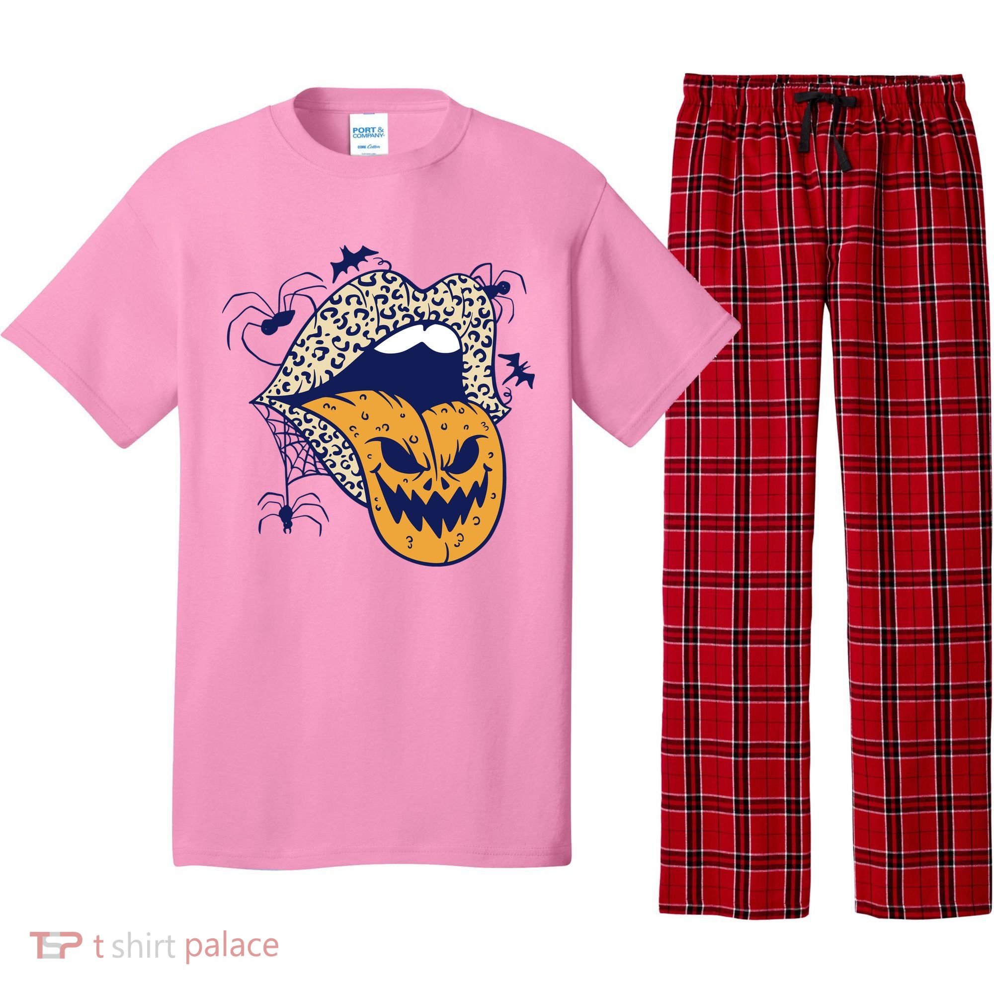 Spooky Halloween Lips Pajama Set