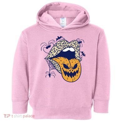 Spooky Halloween Lips Toddler Hoodie