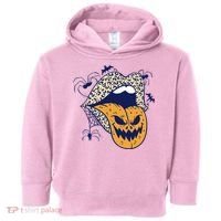 Spooky Halloween Lips Toddler Hoodie thumb 0