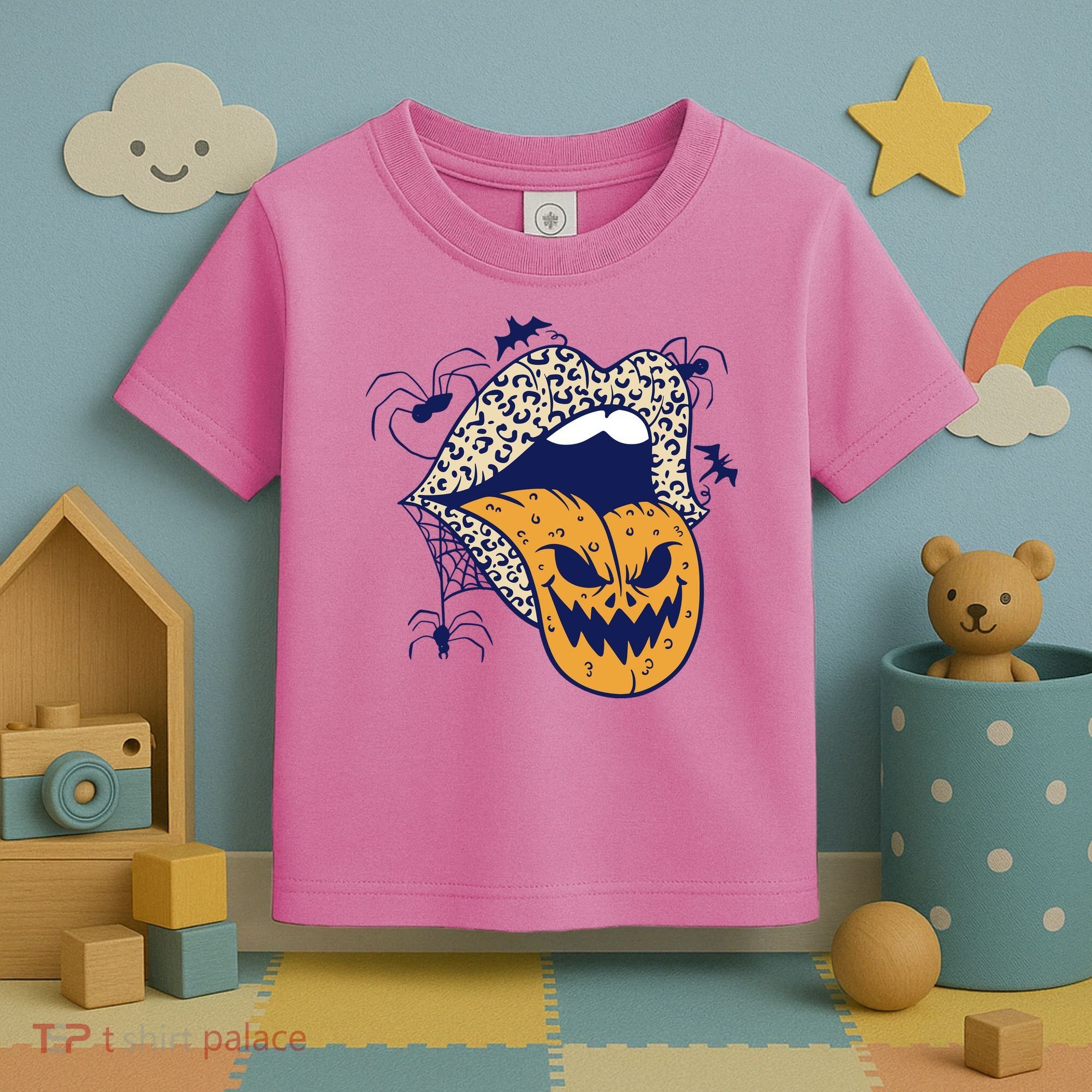 Spooky Halloween Lips Toddler T-Shirt