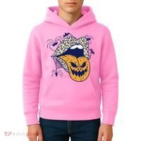 Spooky Halloween Lips Kids Hoodie thumb 4