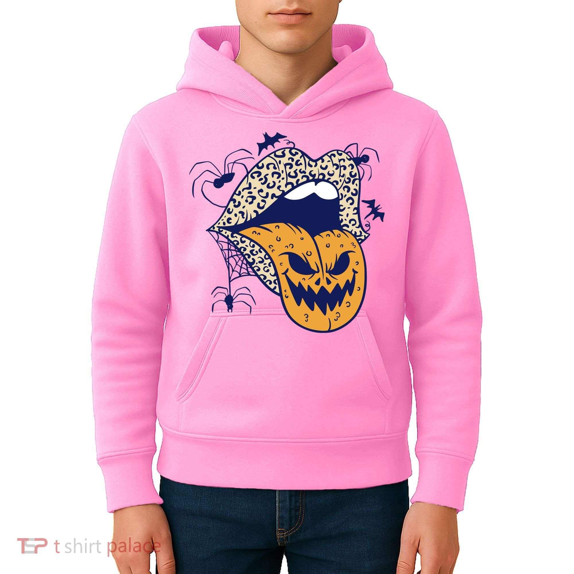 Spooky Halloween Lips Kids Hoodie