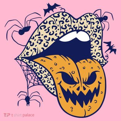 Spooky Halloween Lips Kids Hoodie