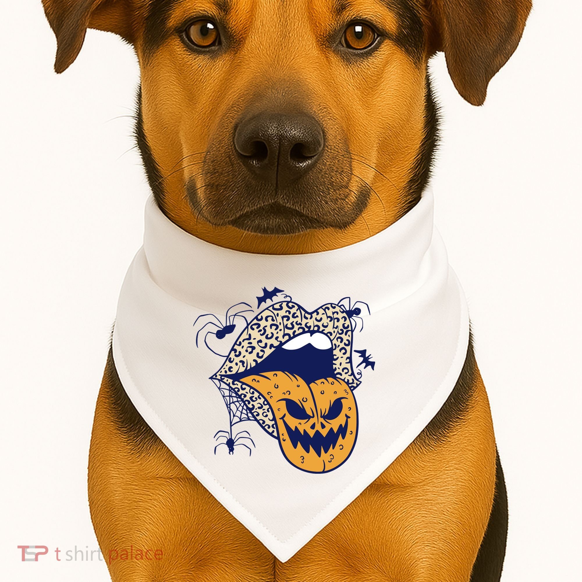 Spooky Halloween Lips USA-Made Doggie Bandana