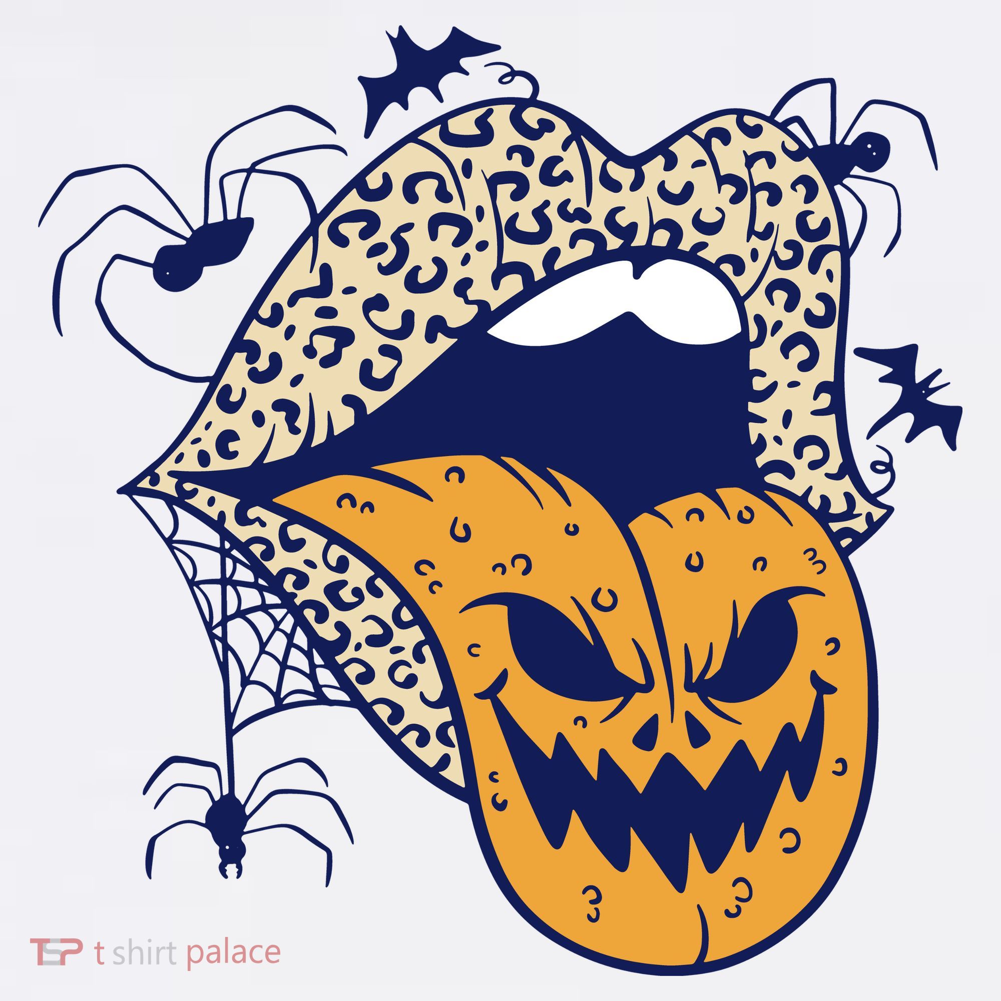 Spooky Halloween Lips Apron