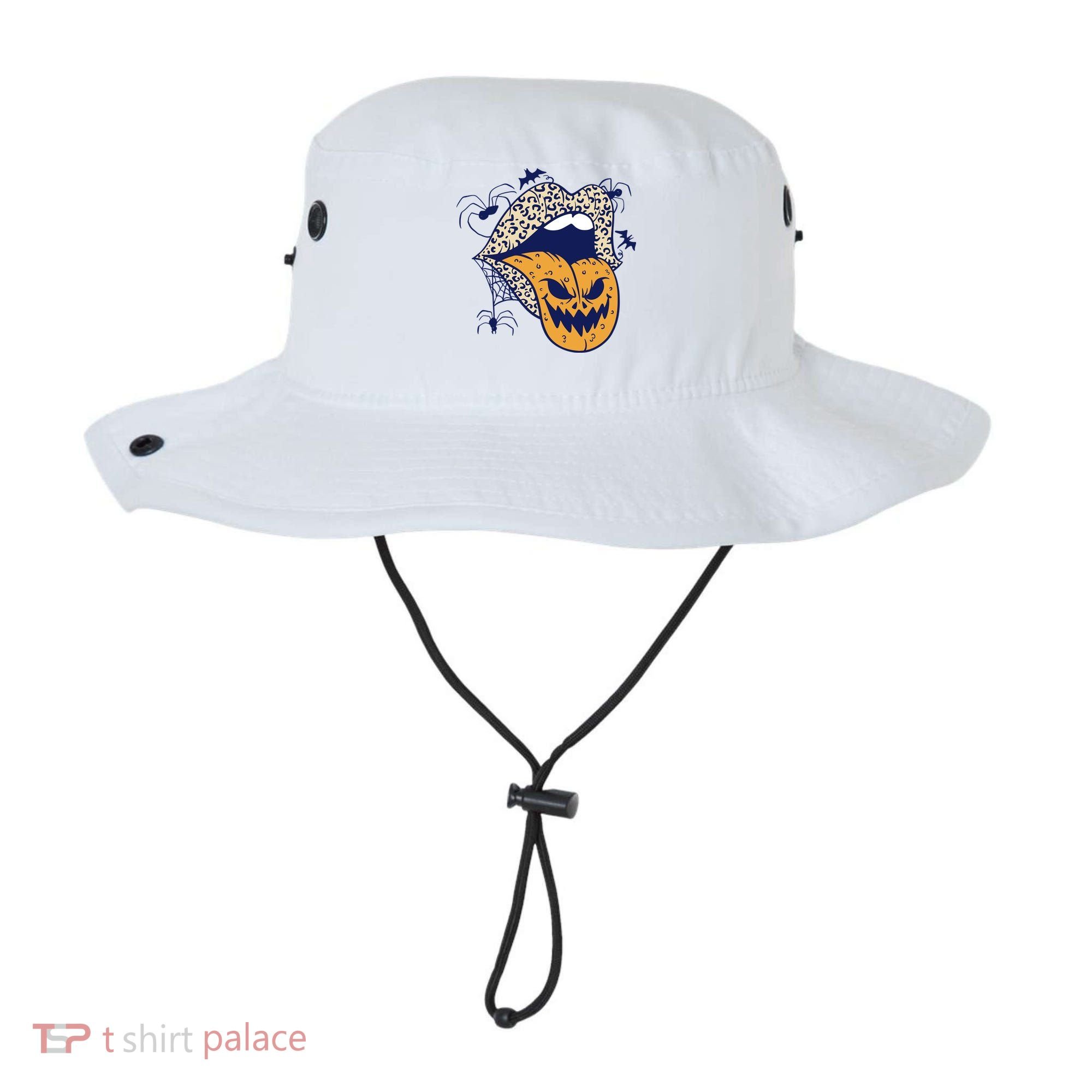 Spooky Halloween Lips Bucket Hat