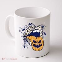 Spooky Halloween Lips Coffee Mug thumb 0