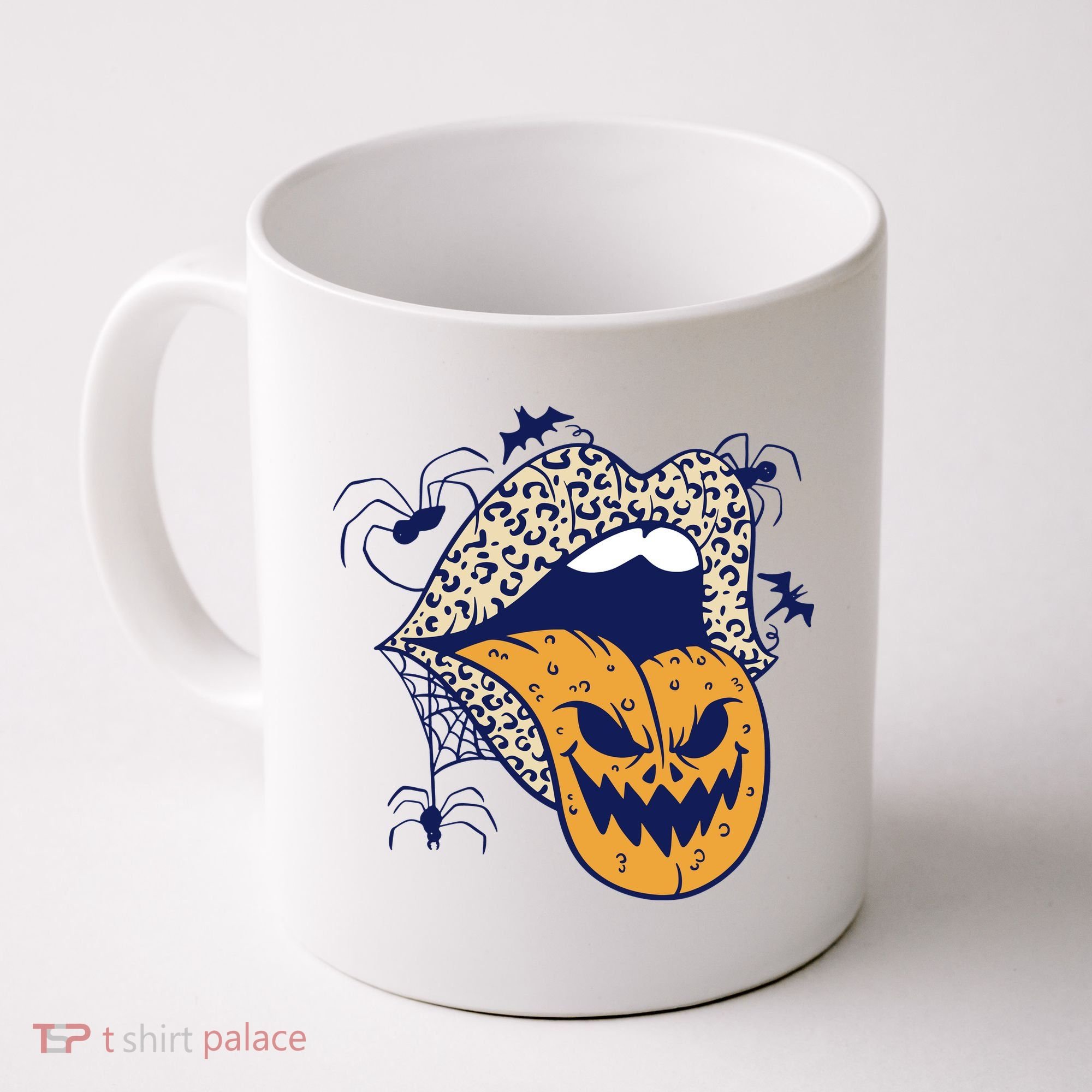 Spooky Halloween Lips Coffee Mug