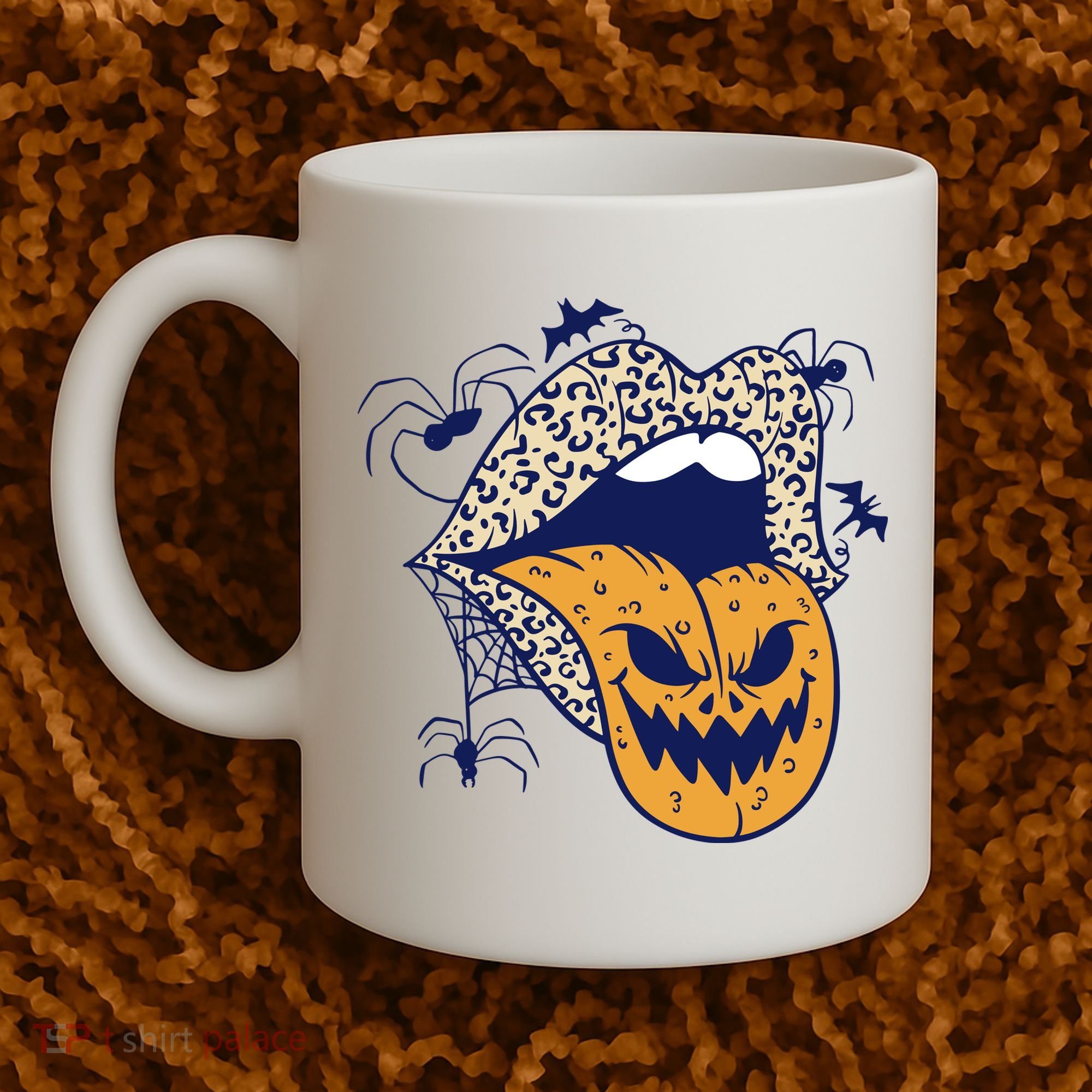 Spooky Halloween Lips Coffee Mug