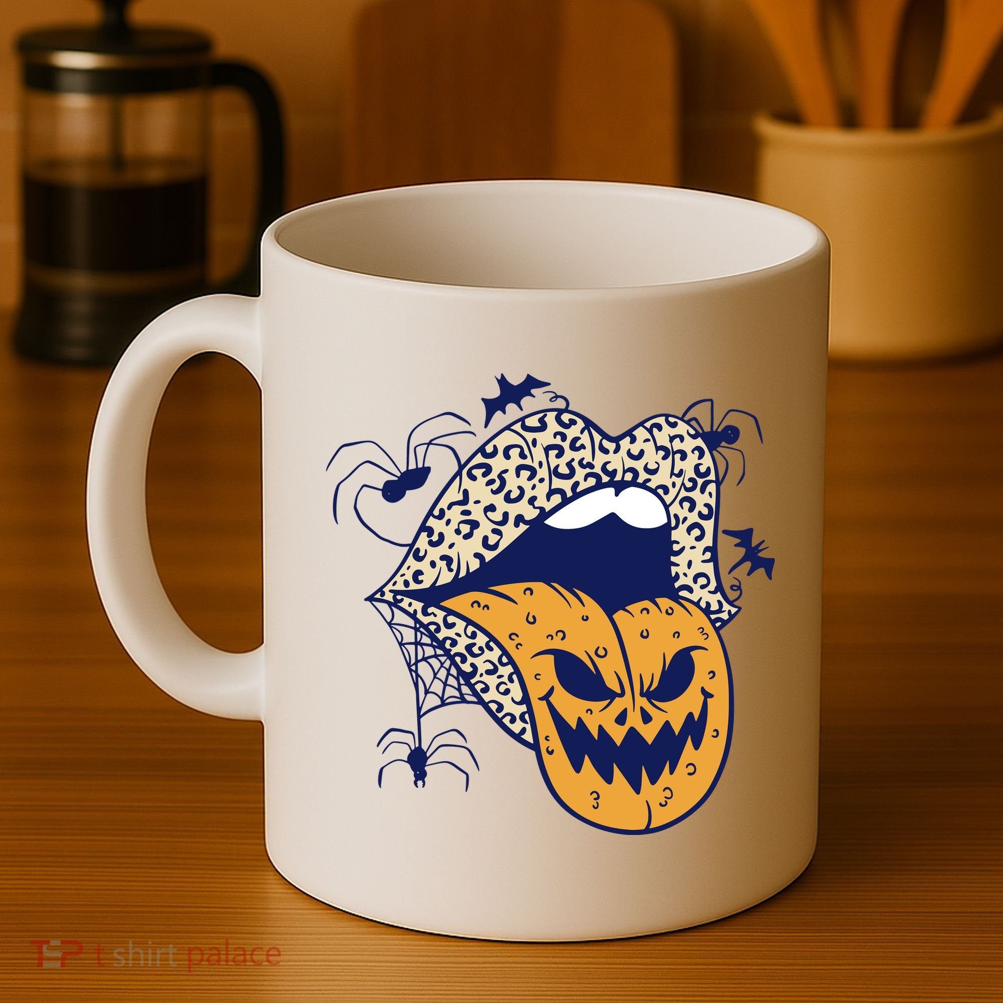 Spooky Halloween Lips Coffee Mug