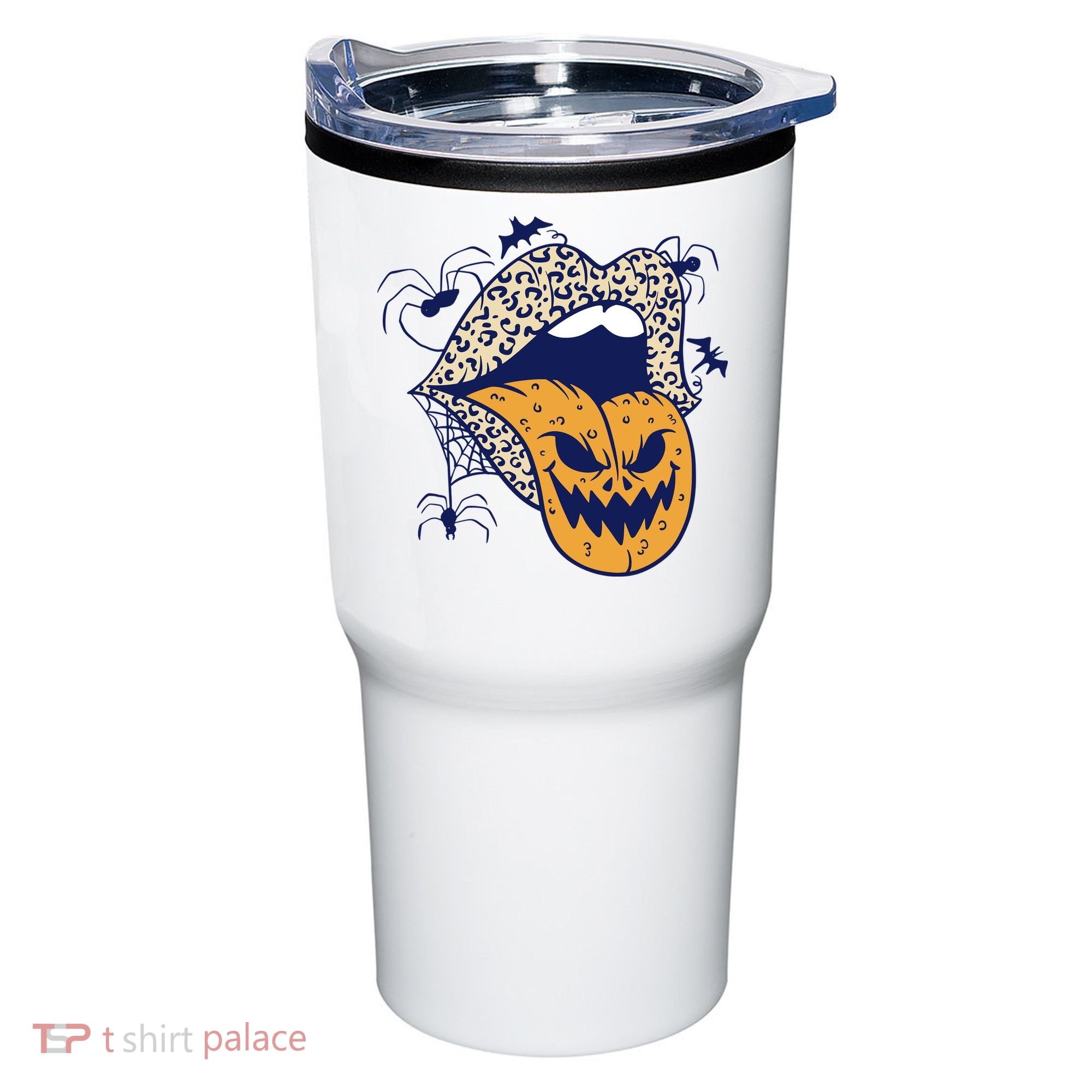 Spooky Halloween Lips Tumbler