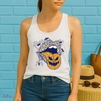 Spooky Halloween Lips Women's Tank Top thumb 2