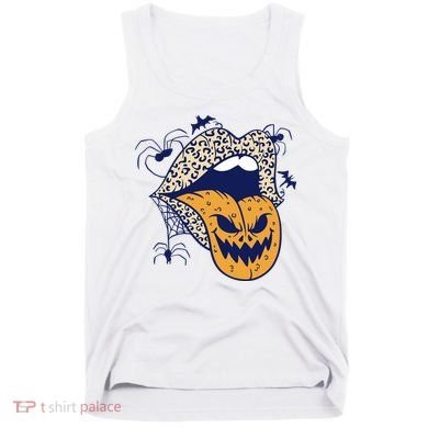 Spooky Halloween Lips Tank Top