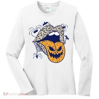 Spooky Halloween Lips Women's Long Sleeve Shirt