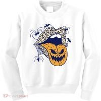 Spooky Halloween Lips Kids Sweatshirt thumb 0