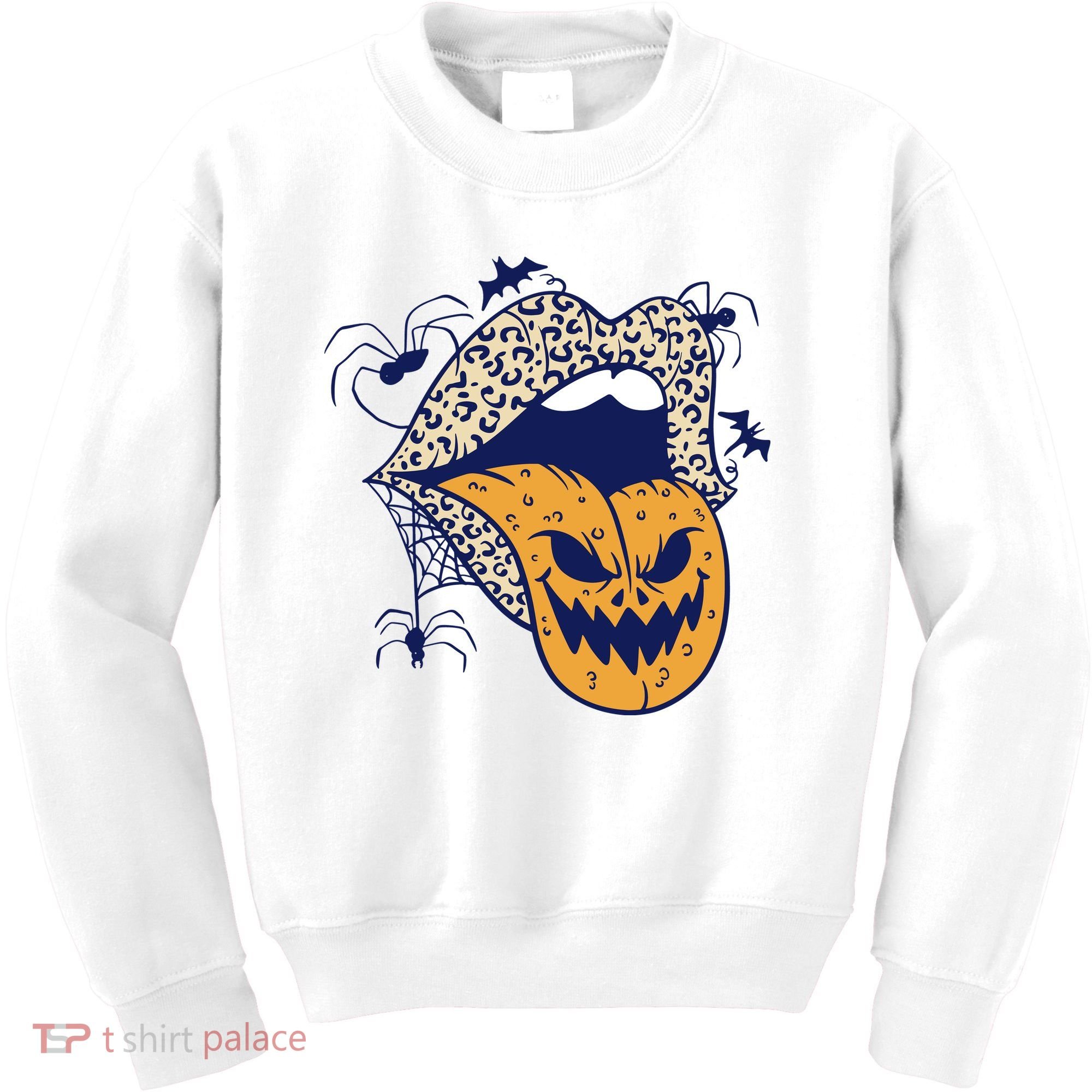 Spooky Halloween Lips Kids Sweatshirt
