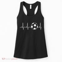 Soccer Heartbeat Lover Women's Tank Top thumb 0