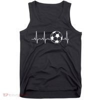 Soccer Heartbeat Lover Tank Top thumb 0